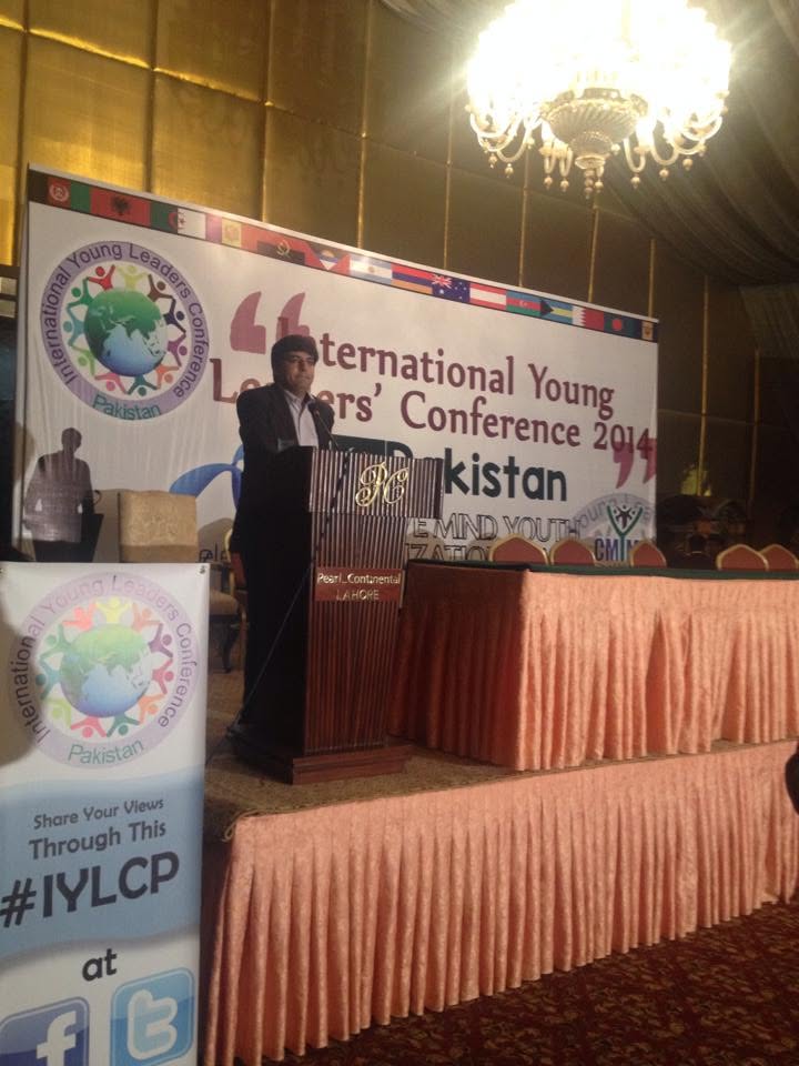 Keynote, International Young Leaders Conference, Lahore