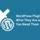 WordPress Plugins What They Are and Why You Need Them
